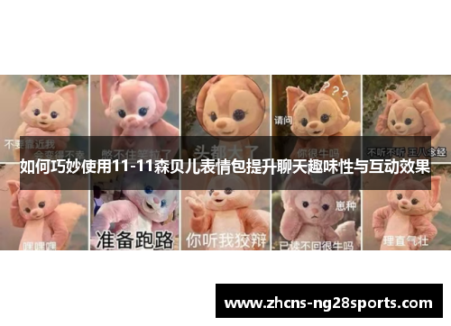 如何巧妙使用11-11森贝儿表情包提升聊天趣味性与互动效果